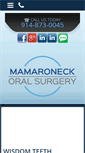 Mobile Screenshot of mamaroneckoralsurgery.com